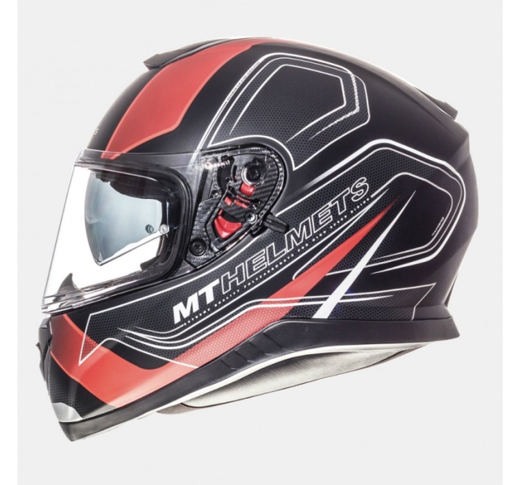 MT THUNDER 3 SV TRACE matt black/red