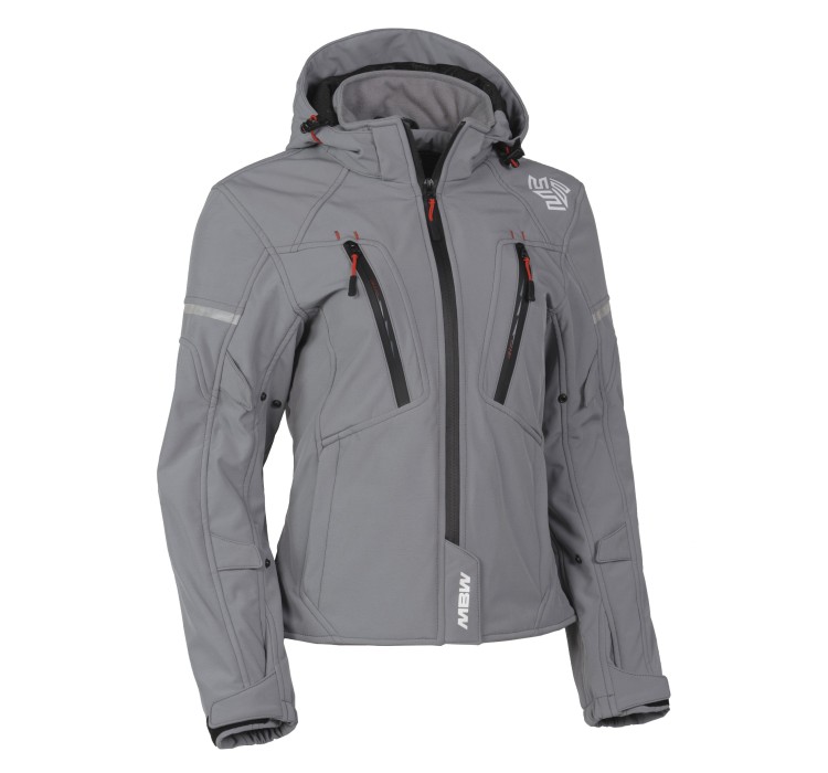 HANA softshell lady jacket stone grey